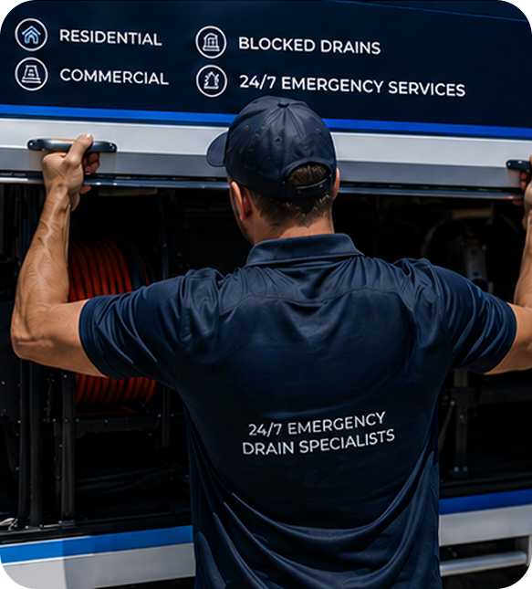 Licensed blocked drain plumber servicing a Parramatta home