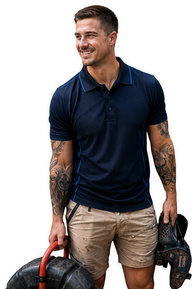 Plumber with drain cleaning equipment in Parramatta